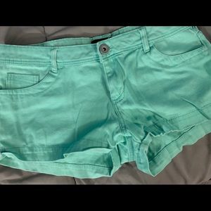 Teal Shorts